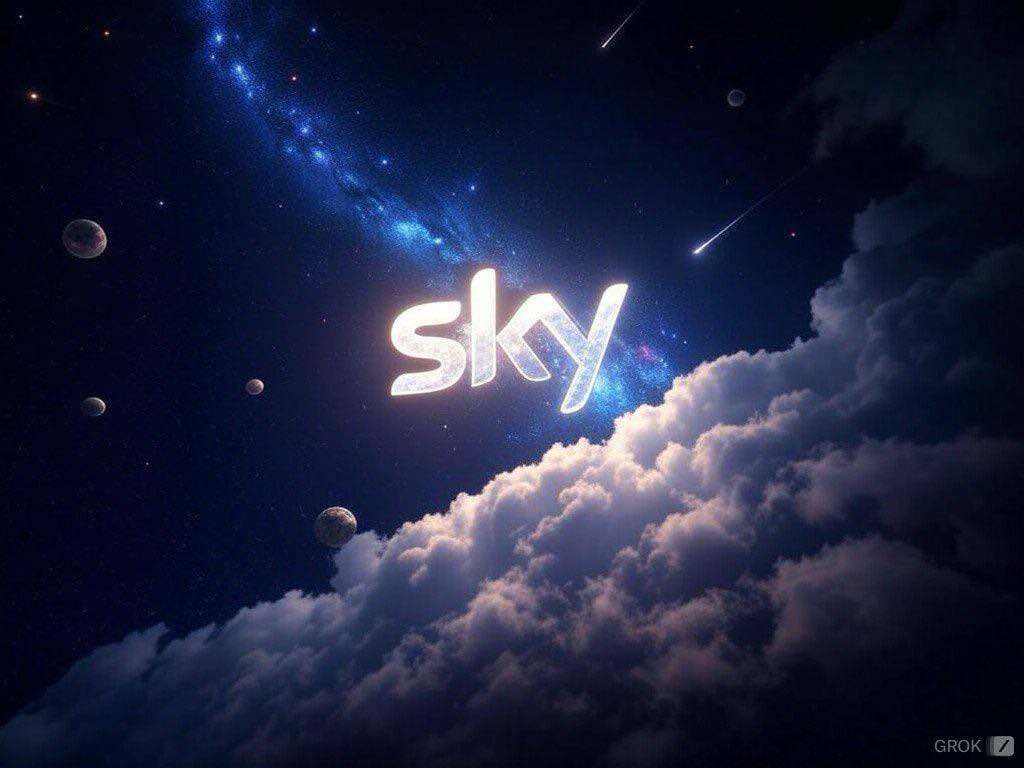 Sky Night Galaxy Logo