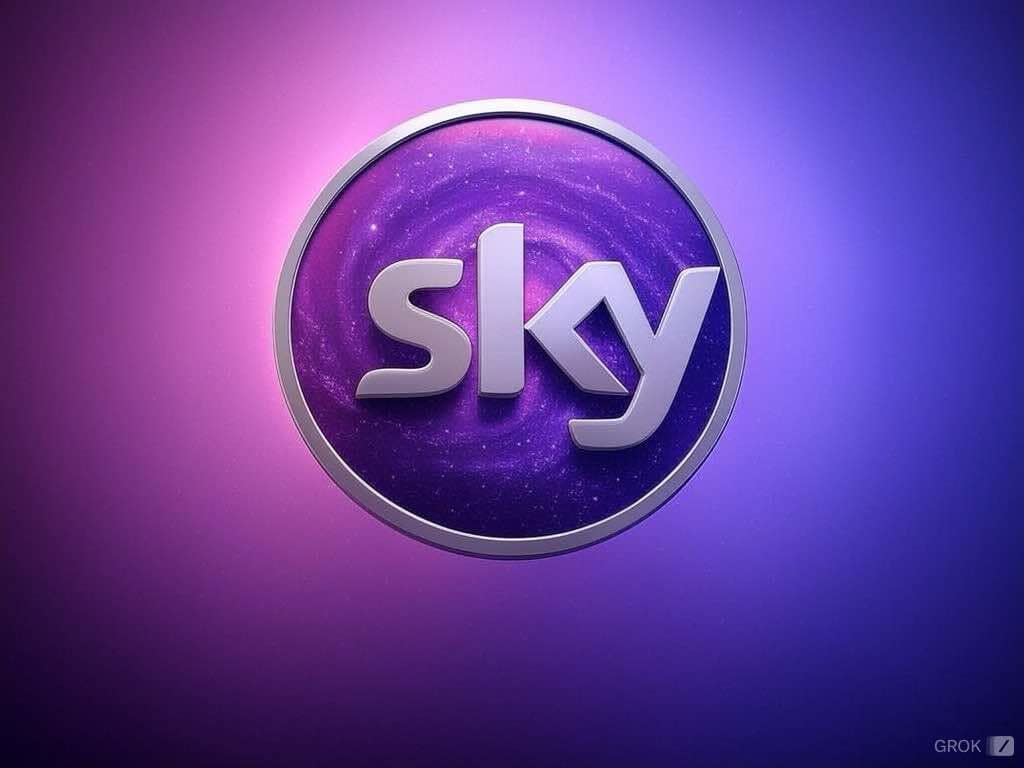 Sky Purple Galaxy Logo